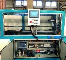 Retrofit of an automatic cardboard tube cutter